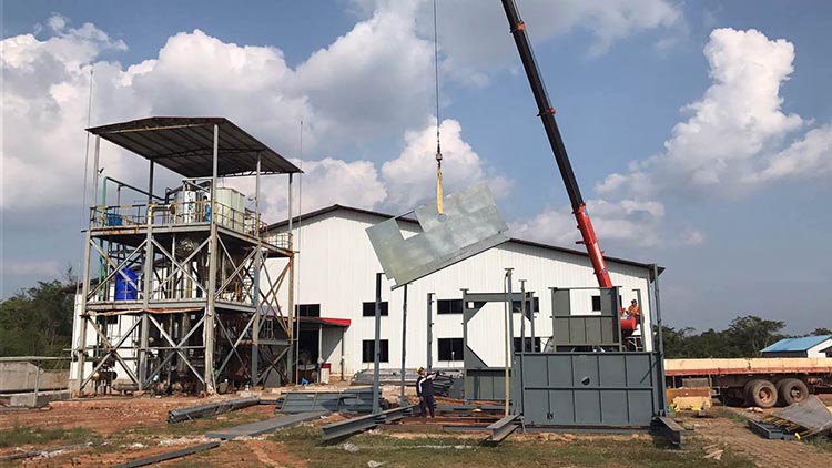 蒸發(fā)器安裝現(xiàn)場 蒸發(fā)器安裝現(xiàn)場